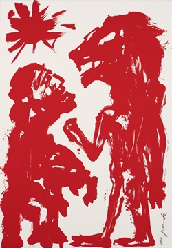 A.R. Penck - serigrafi